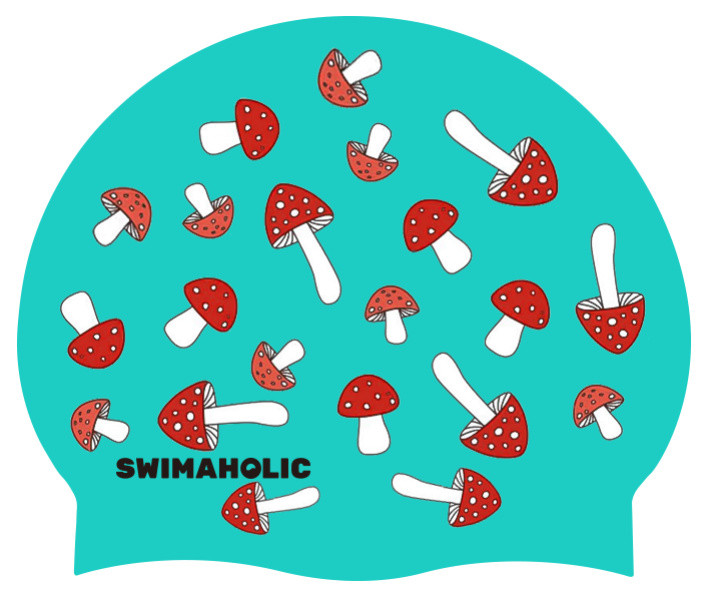 Swimaholic Mushrooms Classic Cap Junior Tyrkysová