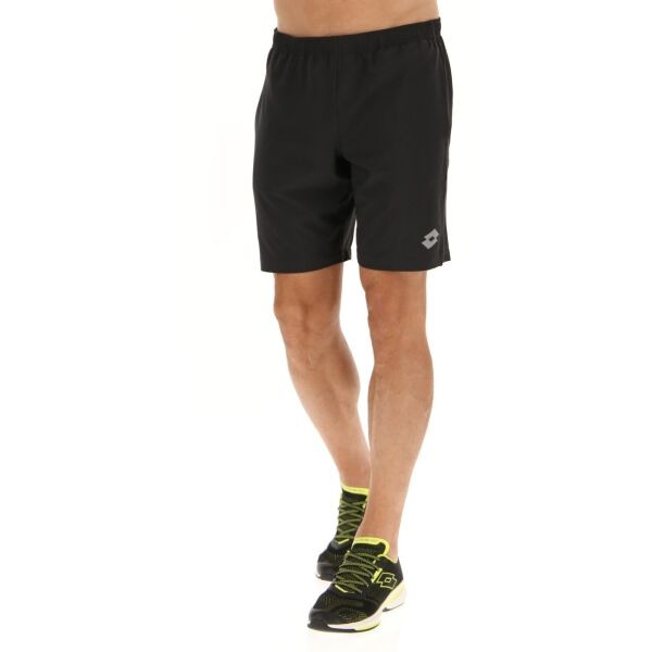 Lotto RUNNING SHORTS Pánské běžecké šortky, černá, velikost