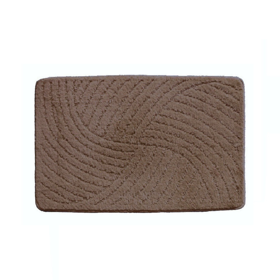 Protiskluzová koupelnová předložka Classic hnědá - 50x80 cm