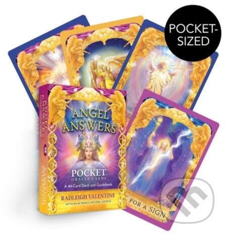 Angel Answers Pocket Oracle Card/Guidebk - Radleigh Valentine