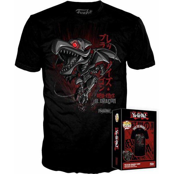 Funko Boxed Tee: Yu-Gi-Oh! - Red Eyes Black Dragon S