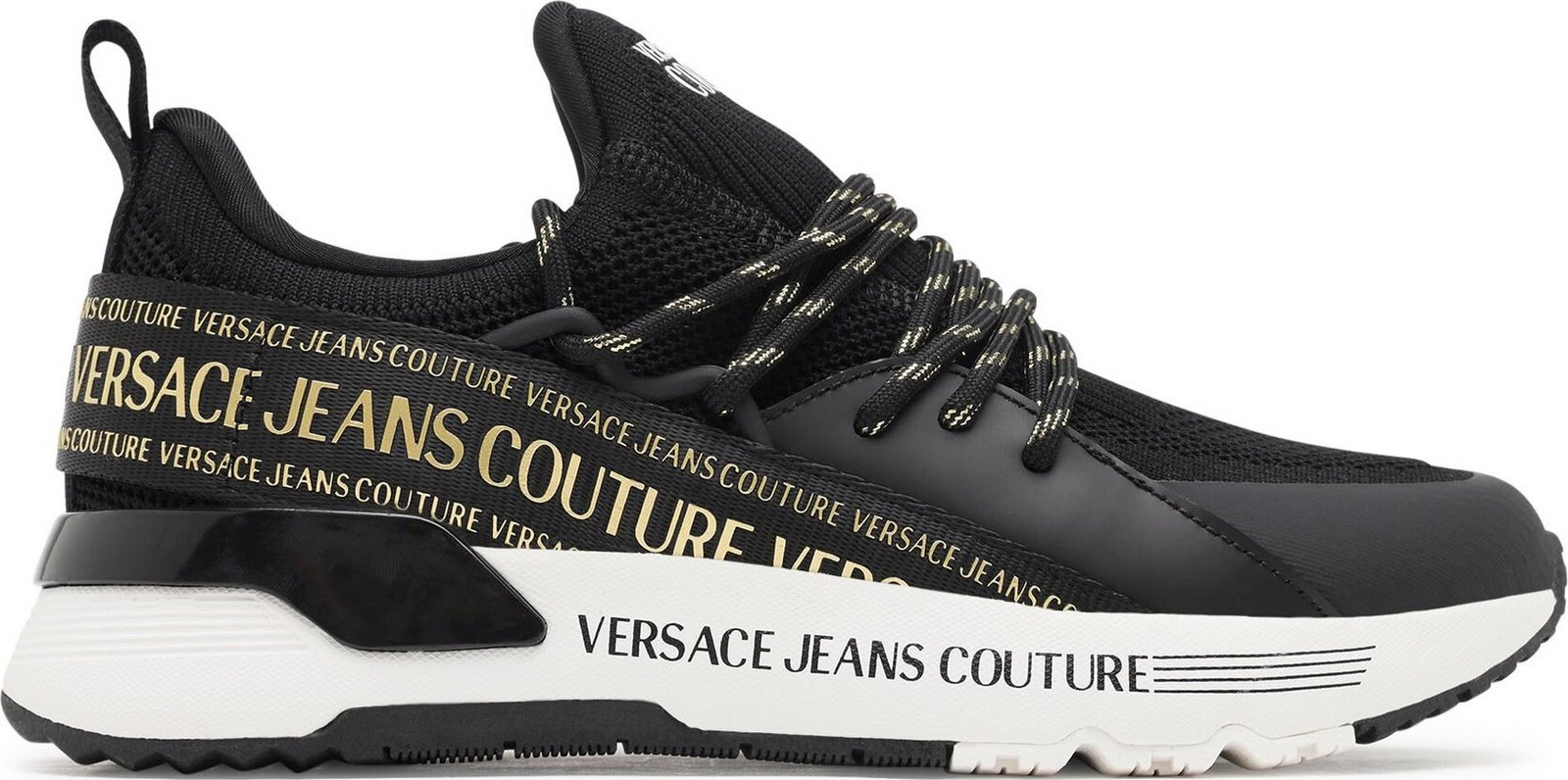 Sneakersy Versace Jeans Couture 75VA3SA8 Černá