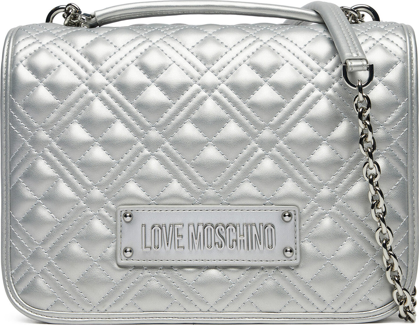 Kabelka LOVE MOSCHINO JC4000PP1MLA196B Stříbrná