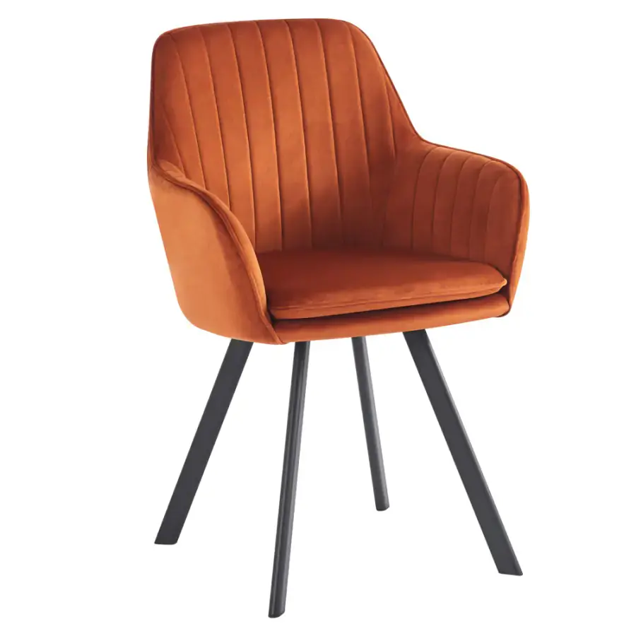 Tempo Kondela Designové křeslo AURIL, terakota