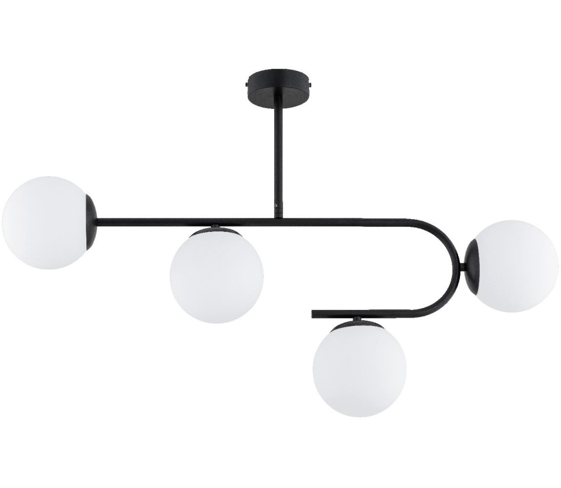 Přisazený lustr STELLAR 4xE14/10W/230V černá