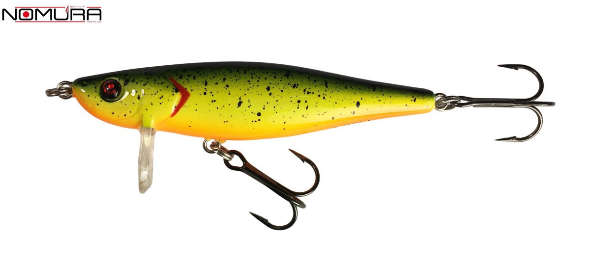 NOMURA wobler Ranger Minnow Yellow Orange 7cm