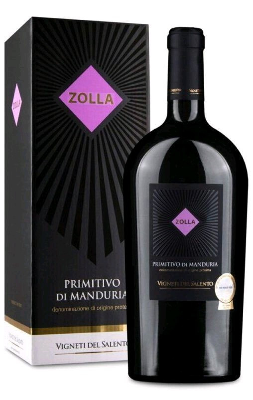 Vigneti del Salento Primitivo di Manduria Zolla 1.5l