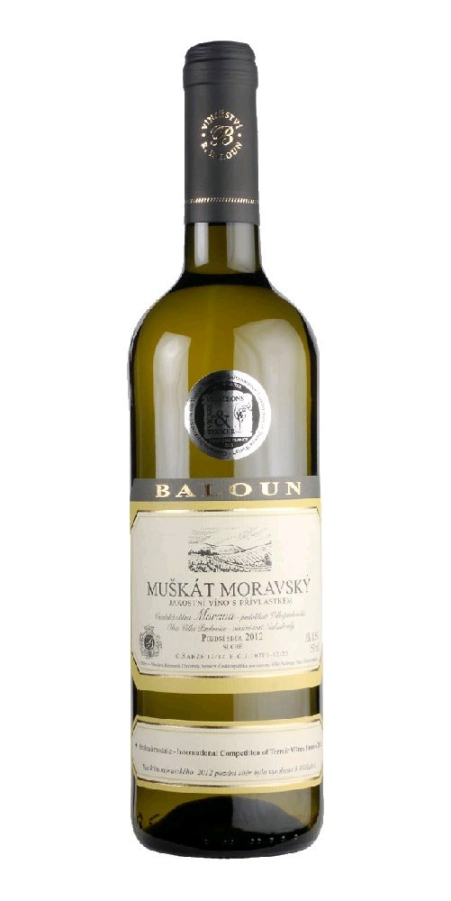 Muškát moravský pozdní sběr Baloun 0.75l