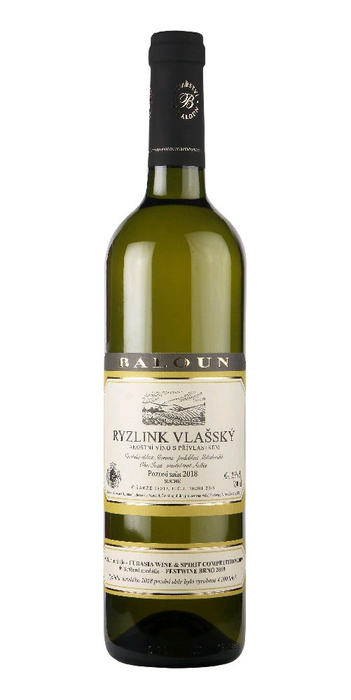 Ryzlink vlašský pozdní sběr Baloun 0.75l