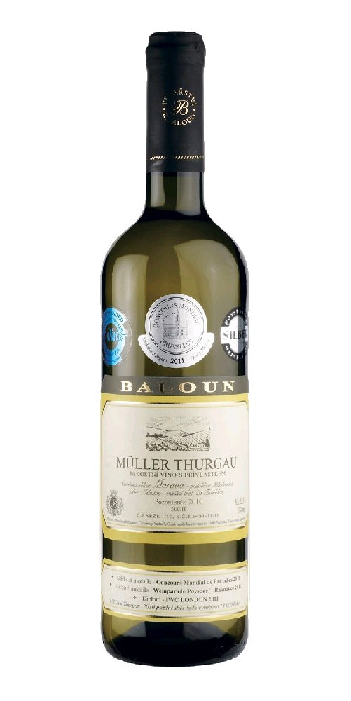 Muller Thurgau pozdní sběr Baloun 0.75l