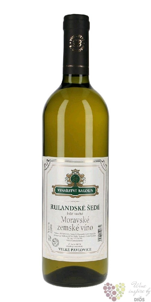 Baloun Rulandské šedé MZV 0.75l