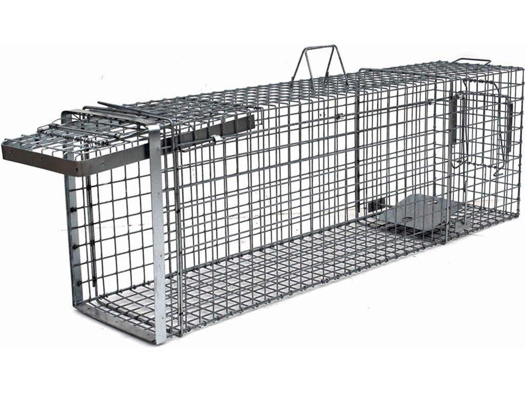 Bravson Profesionální past na lišky, kuny, vydry a kočky TRAP H120x34x42