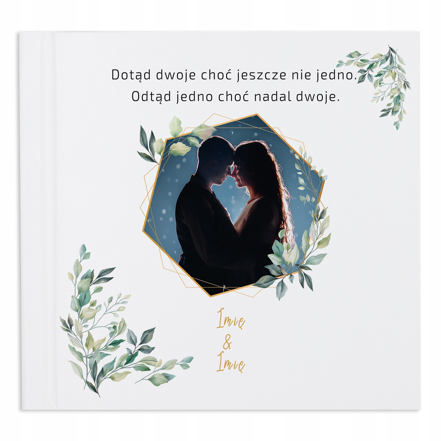 Album Skórzany Šité na Svatba Svatební Hostina Vlastní Obal