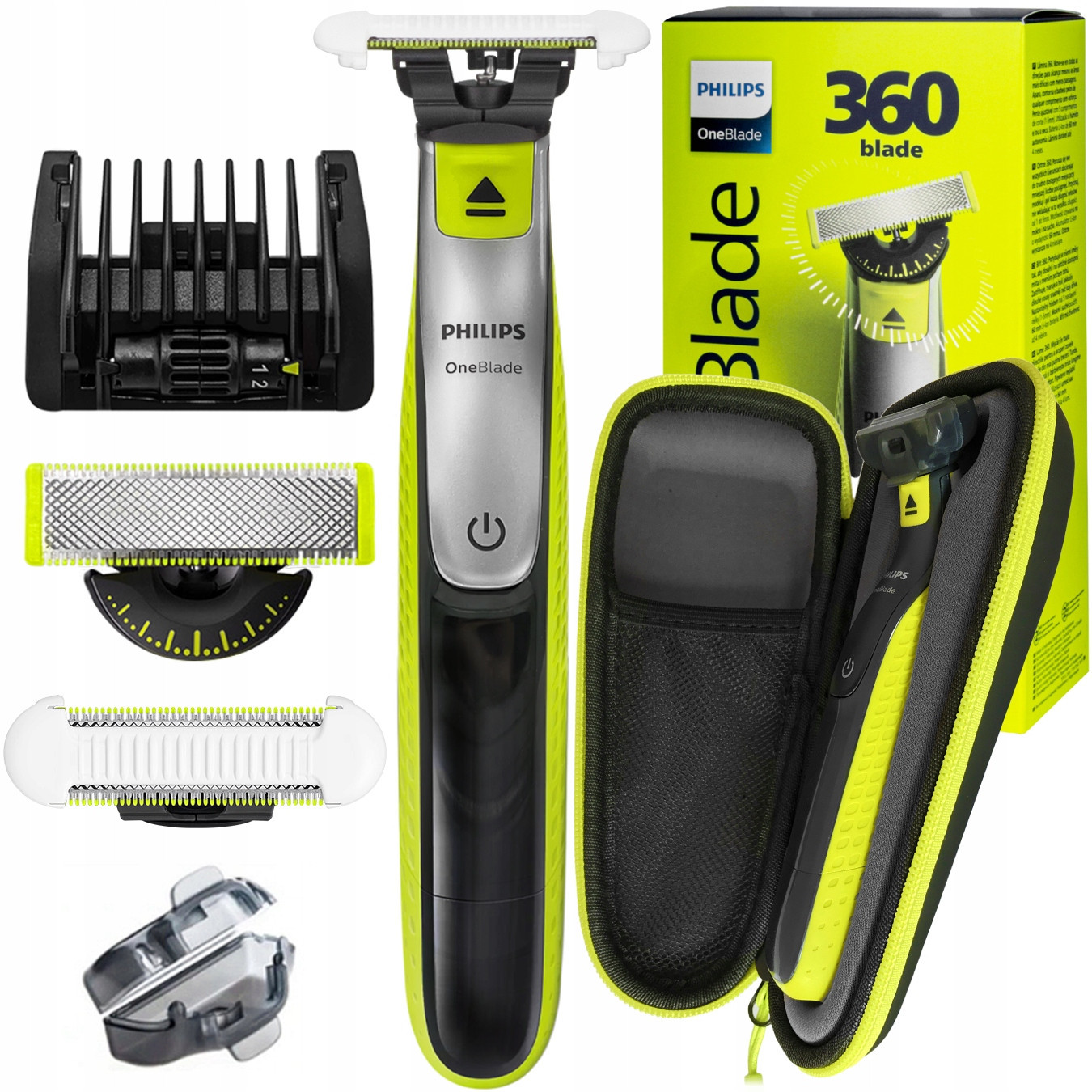 Holicí Strojek Na Tělo Philips Oneblade Skinprotect 360 2 Břity Pro Ženy Pouzdro