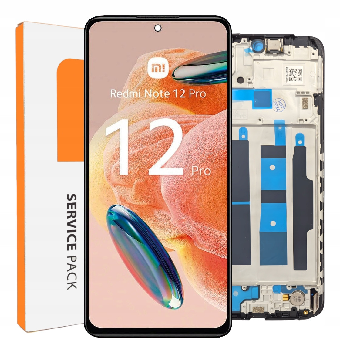 Originál LCD Displej Dotyk Pro Xiaomi Redmi Note 12 4G Rámeček