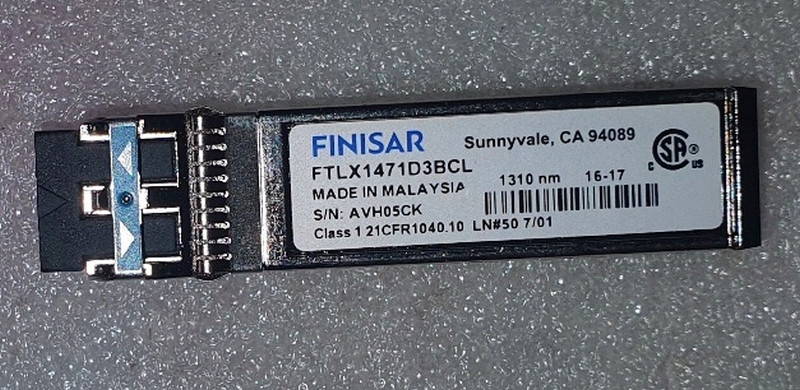 Gbic vložka Finisar 10Gb/s 10km Single Mode Datacom Sfp+