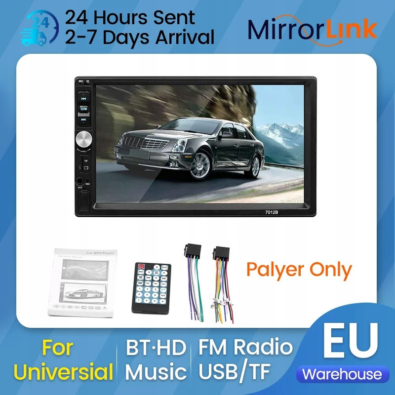 Styl 7012B 2Din Multimediální Autorádio Usb Sd MP5 Fm Bt Aux