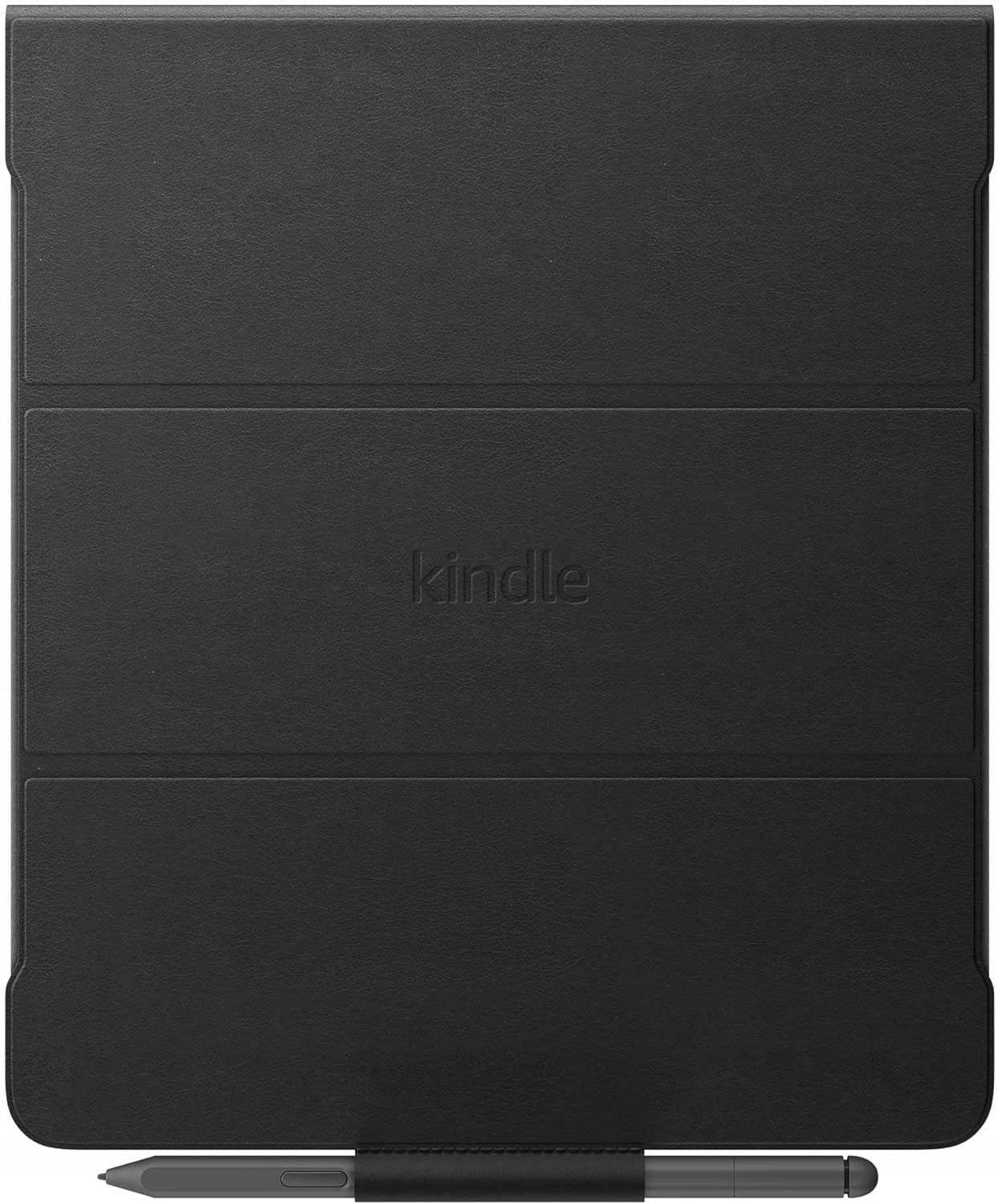 Originální obal Amazon Kindle Scribe, Kslebl, pravá kůže, stojánek, černé