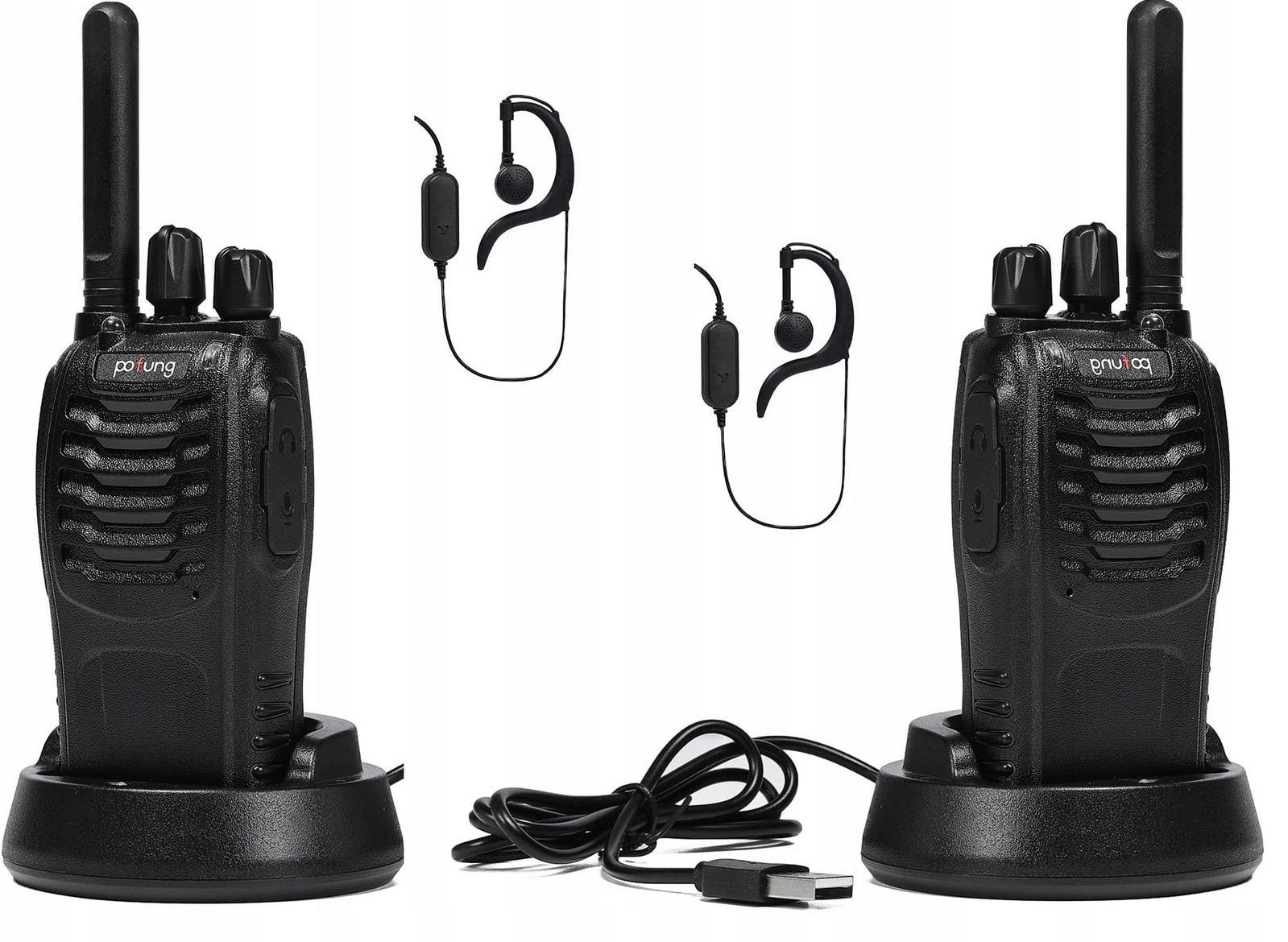 2X Walkie Talkie Vysílačky Rádio Pofung BF88E