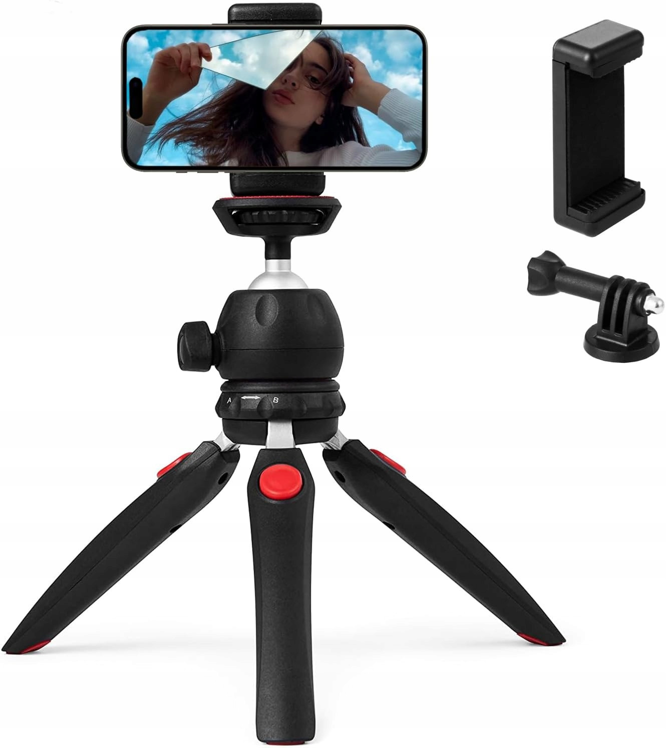 Fotografický Stativ Polarduck Tripod Selfie Tyč Nastavitelná Otočná Pro