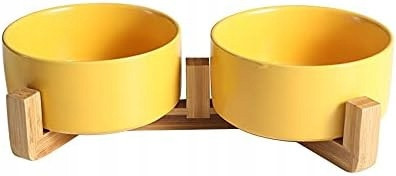 Miska Pro Psa Kočku Na Stjaku Dvojitá Keramická 2 x 400ml Duble Ceramic