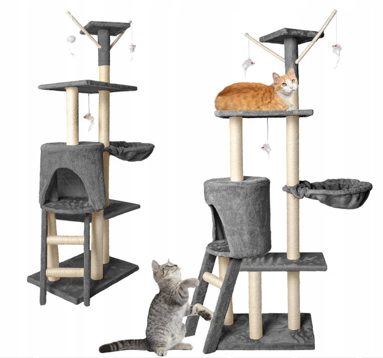 Škrabadlo vysoké, pelíšek, škrabací sloupek, věž