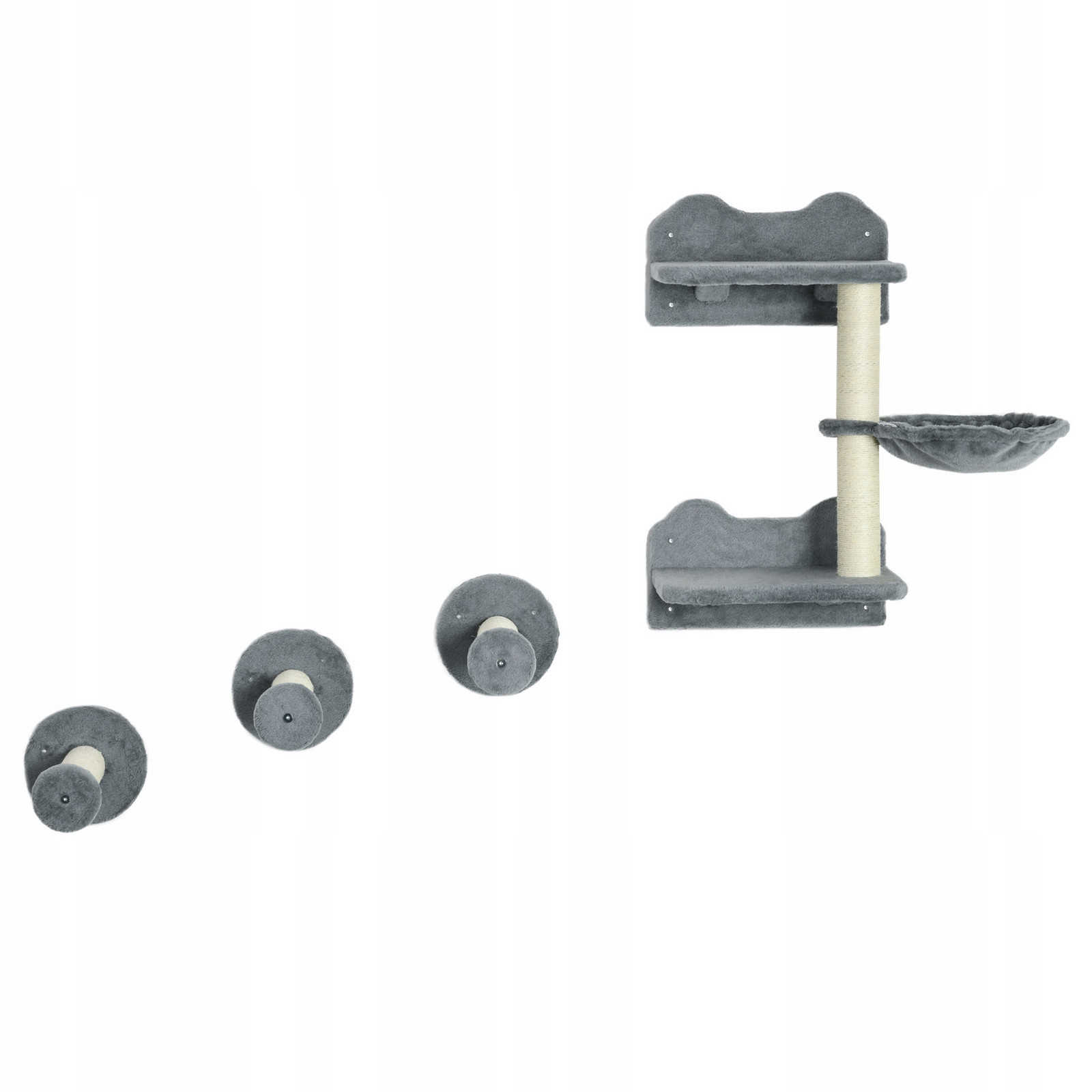 Škrabadlo pro kočky s lezeckou stěnou