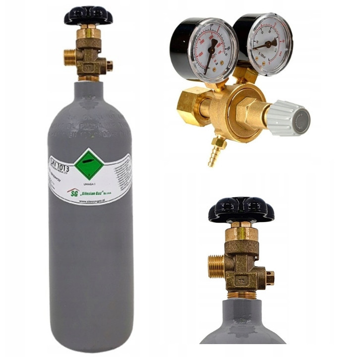 Láhev Do Akvária CO2 Plná 2l Redukce CO2 Mini