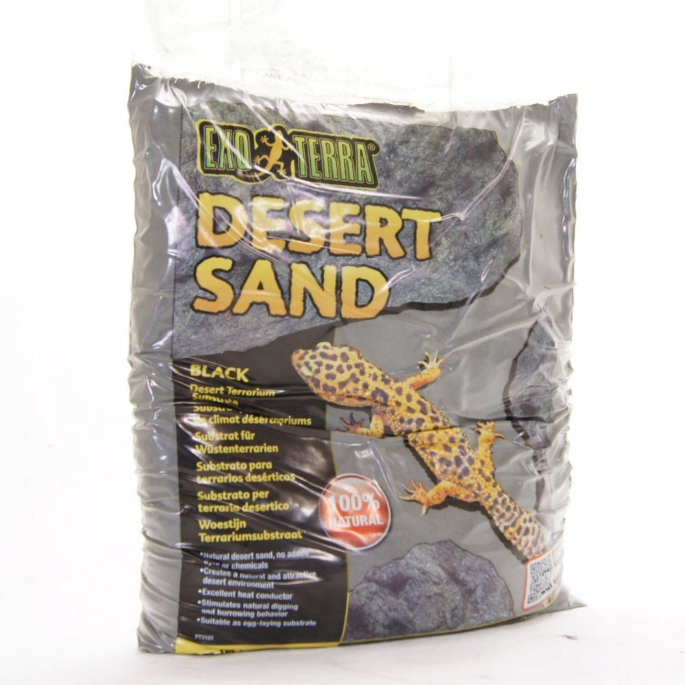 Exo Terra Black Sand 4,5kg pouštní písek černý