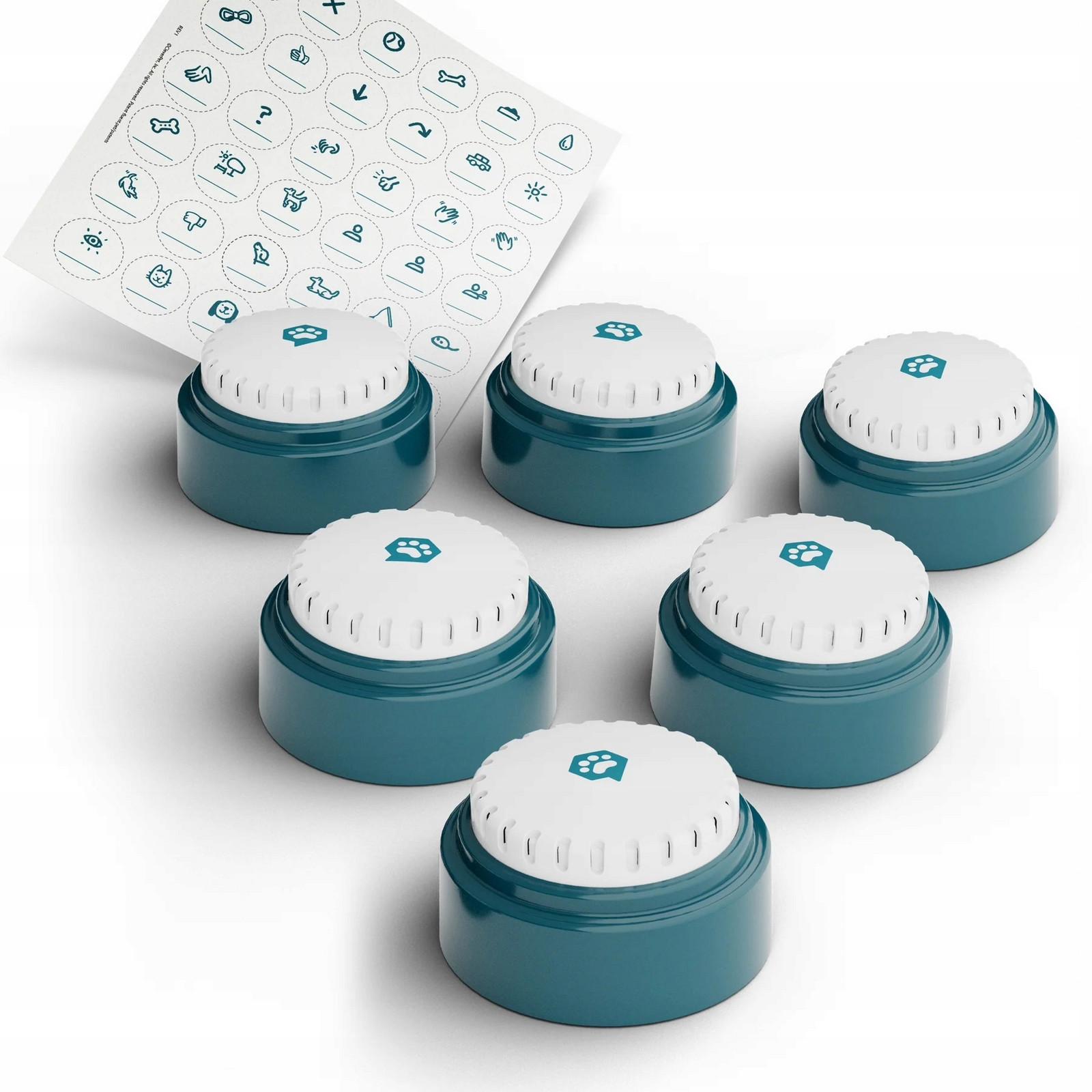 FluentPet Speek Up Buttons sada 6 tlačítek pro komunikaci se psem