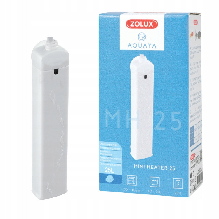 Zolux Aquaya Ohřívač S 25W Termostatem Pro Akvárium