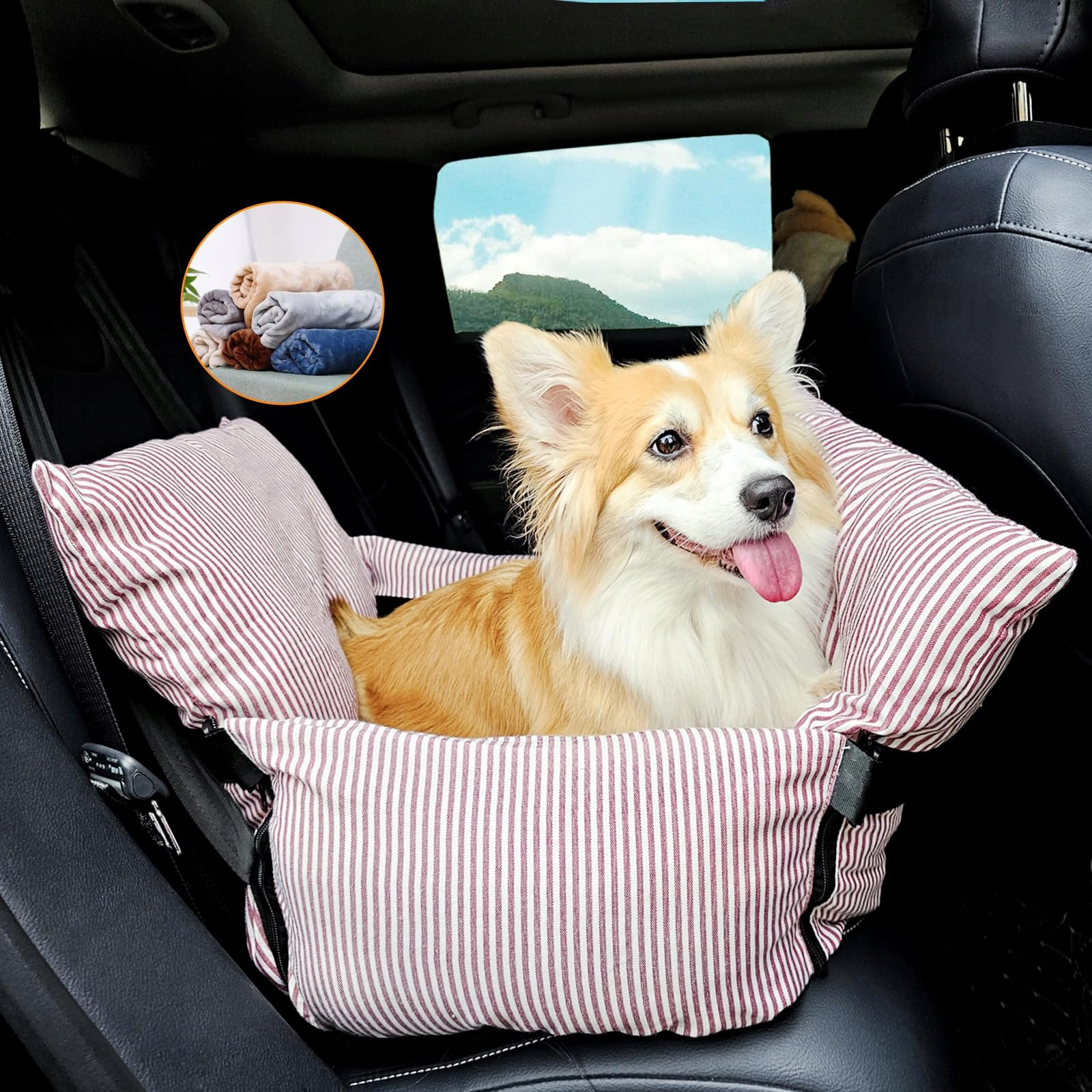 Přepravka pro psa kočku nosítko autosedačka skládací 52x52 cm