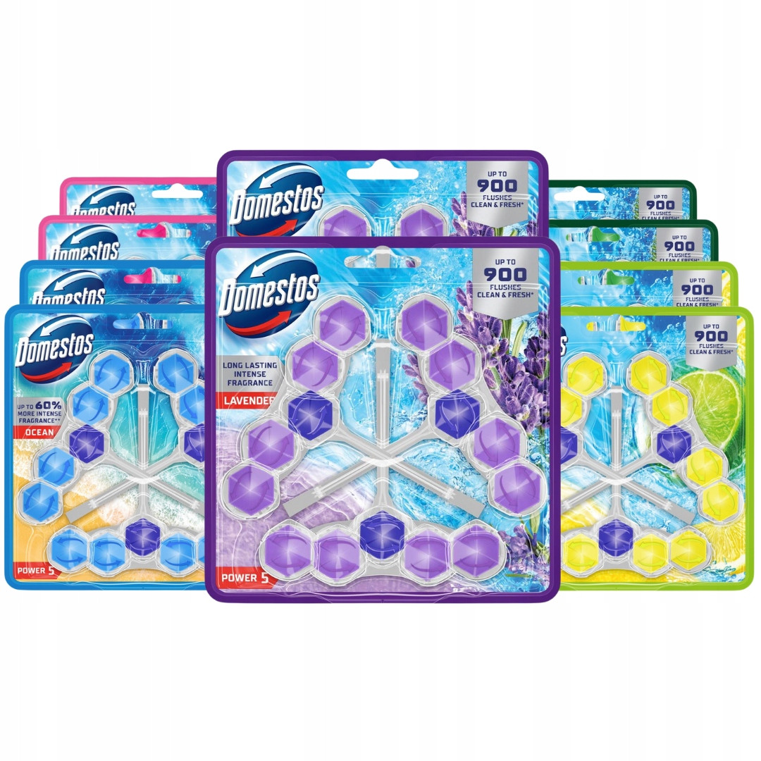 Domestos Power 5 Wc závěs Magnolie 3x50g x10 kusů