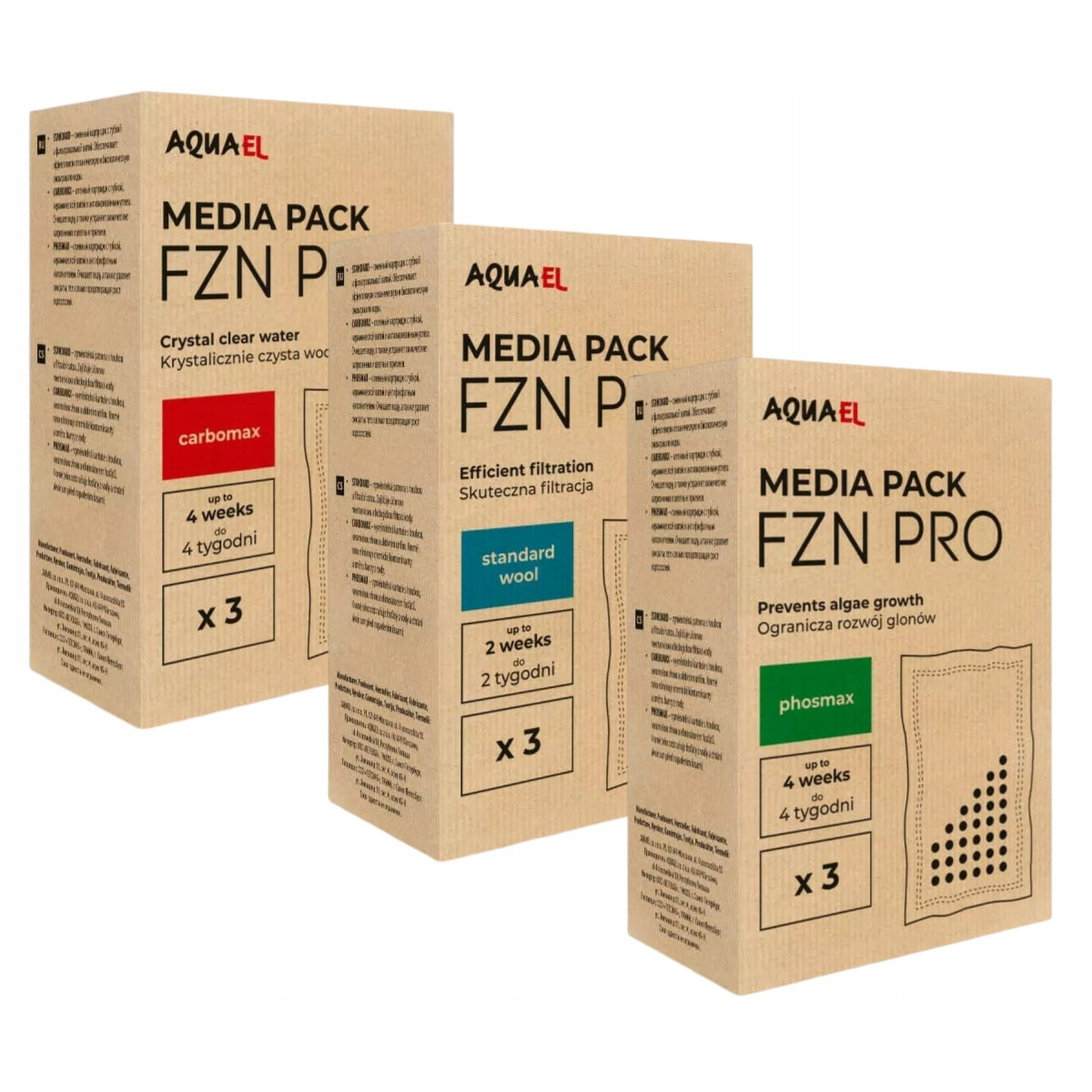 Náplň Aquael FZN Pro/Neo Phosmax 3ks