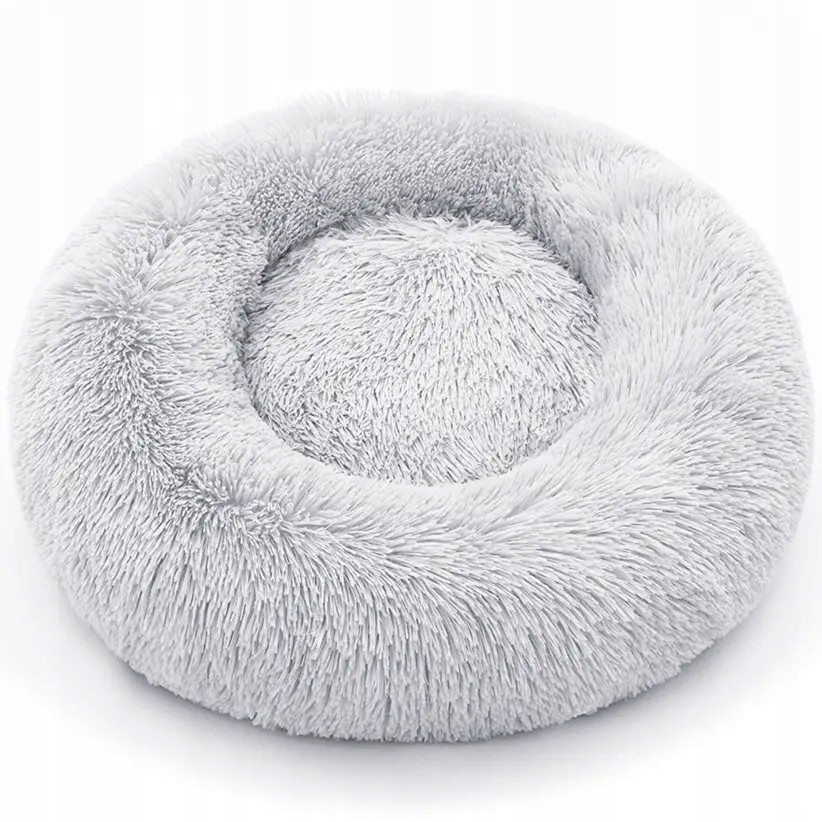 pelíšek pro psa Chlupaté kočky Měkké Potah Nadýchané Kotec Kulaté 60