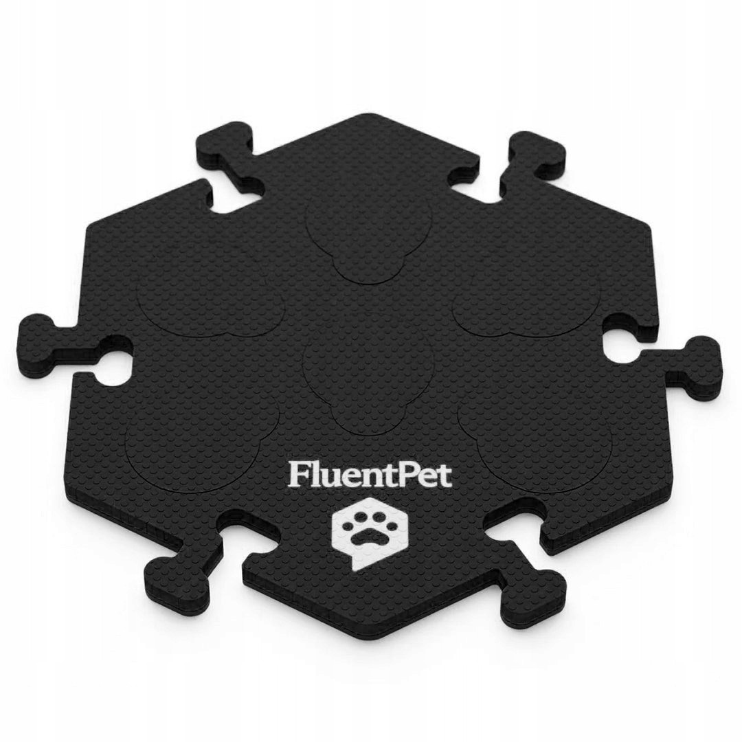 FluentPet HexTile Compact pěnová podložka na tlačítka černá