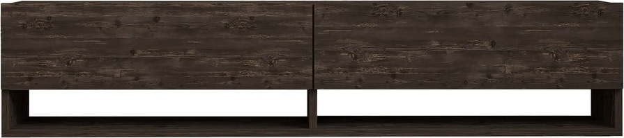 Antracitový TV stolek 141x31x30 cm Arges – Kalune Design