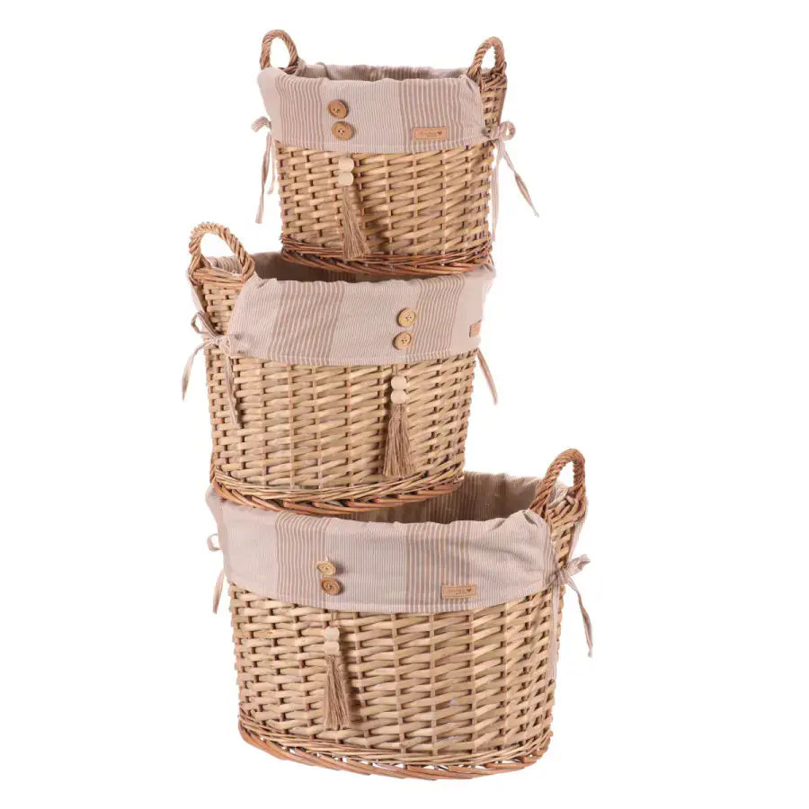 Autronic Sada proutěných košů PRE214