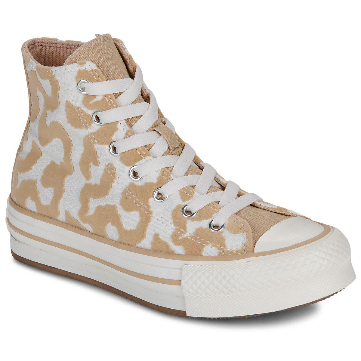 Converse  CHUCK TAYLOR ALL STAR EVA LIFT LEOPARD  Béžová