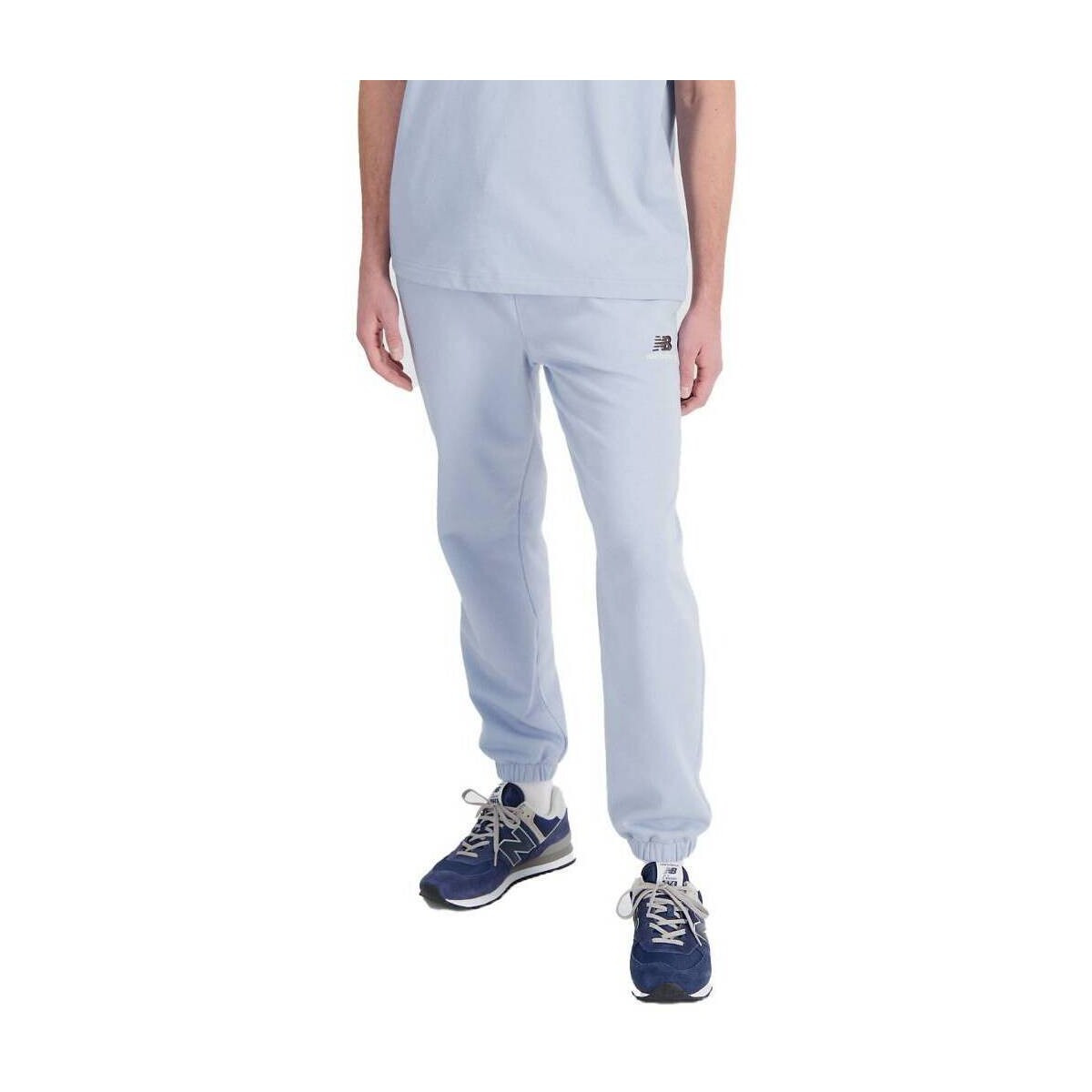 New Balance  UNI-SSENTIALS FRENCH TERRY SWEATPANT  Modrá