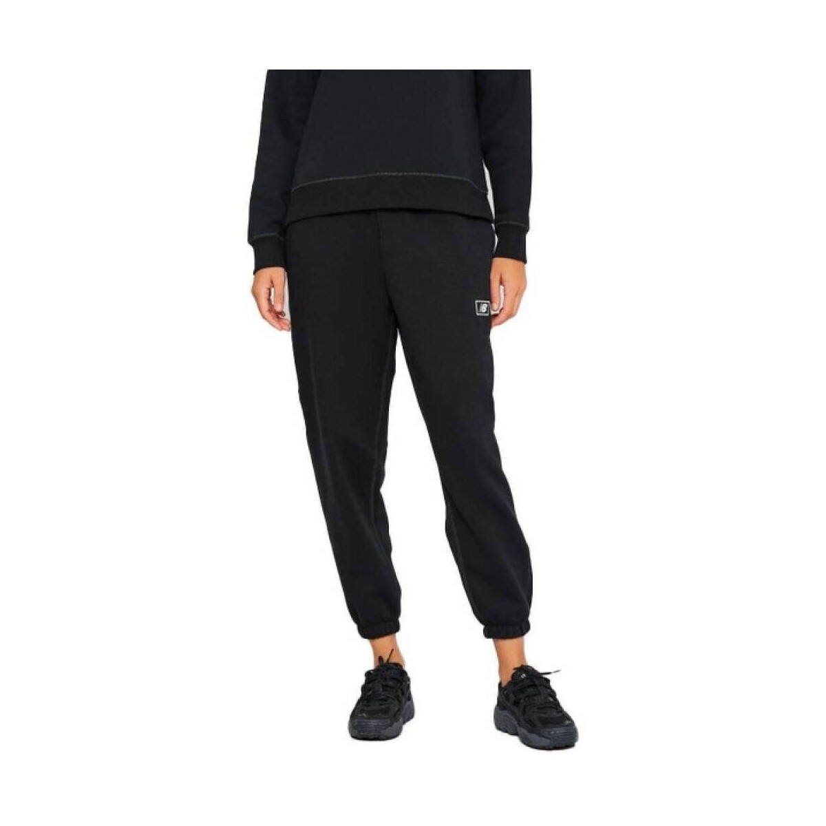 New Balance  BRUSHED FLEECE PANT  Černá