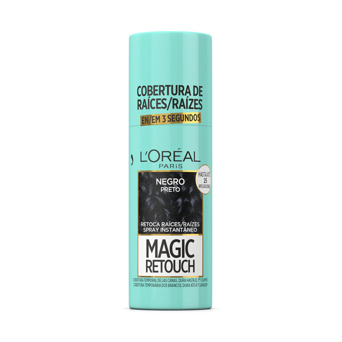 L'oréal  Magic Retouch Root Concealer Spray 100 - Noir  Černá