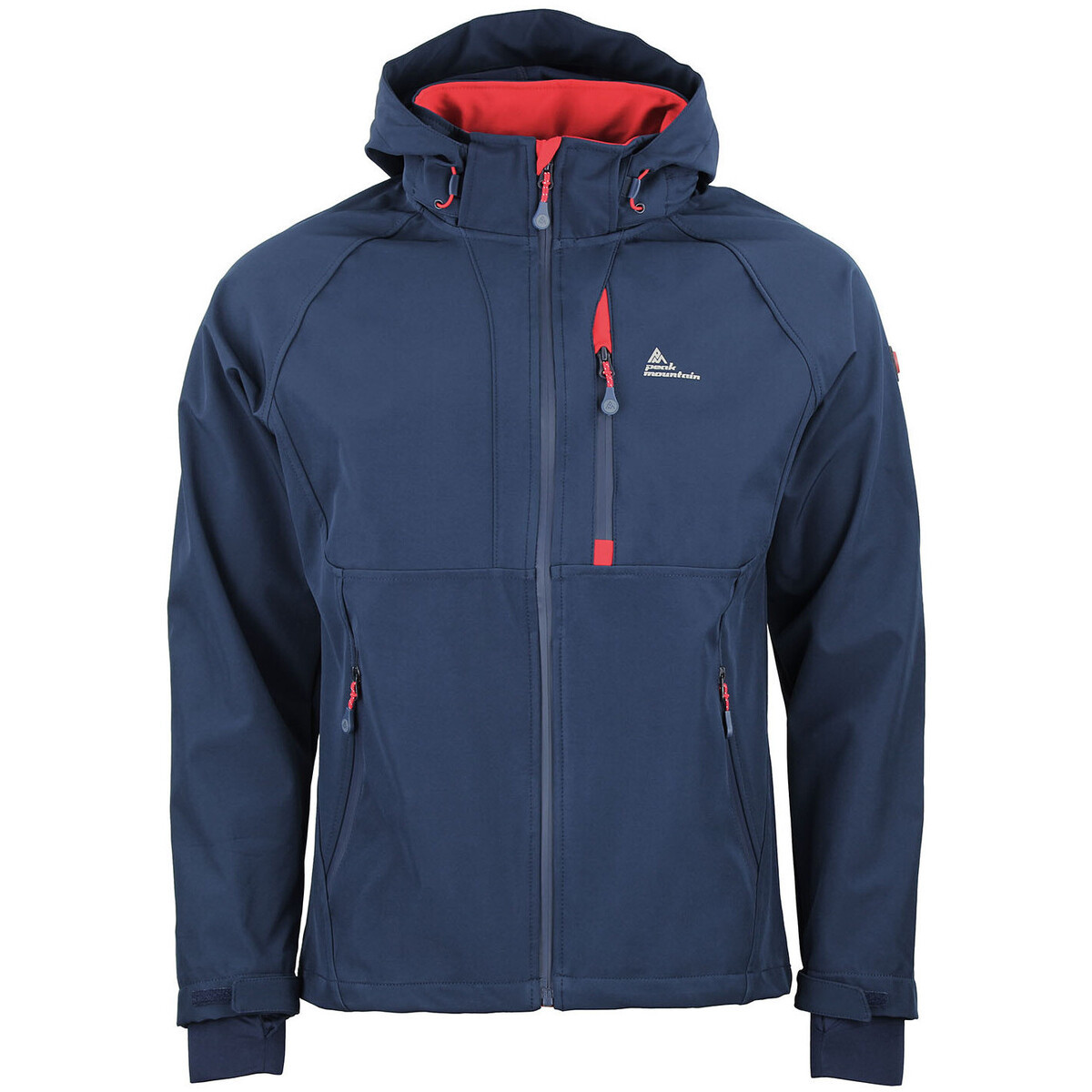 Peak Mountain  Blouson softshell homme CLUNY  Tmavě modrá