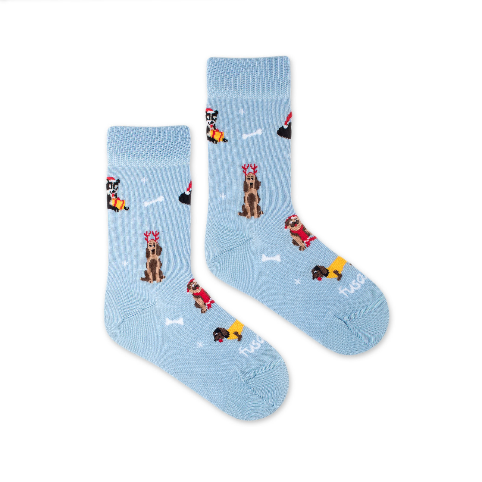 Dětské ponožky Pes vánoční