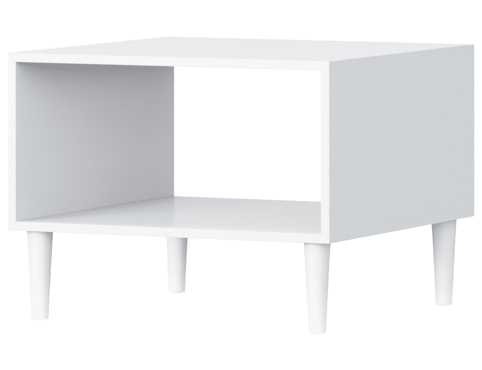 Konferenční stolek DULLUM 60x60cm, bílý