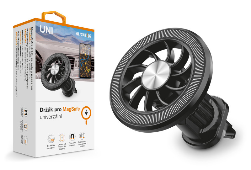 Magnetický držák do auta Aligator s podporou MagSafe, do ventilační mřížky