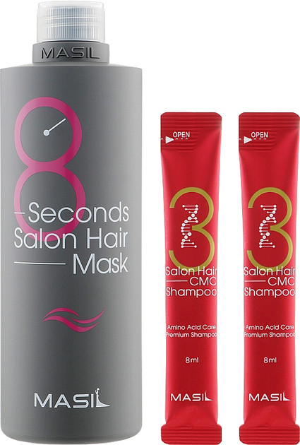 Masil Dárková sada vlasové péče 8 Seconds Salon Hair Mask Set