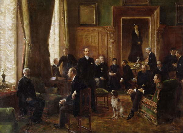 Jean Beraud Obrazová reprodukce The Salon of the Countess Potocka, 1887, Jean Beraud, 40 × 30 cm