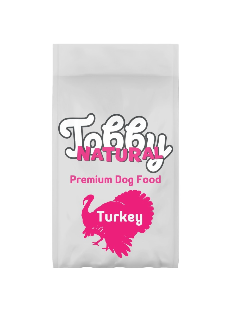 Tobby Natural Dog Turkey - 14kg