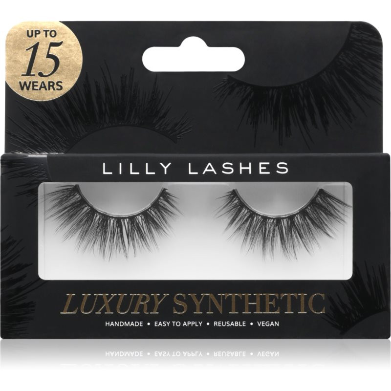 Lilly Lashes Luxury Synthetic umělé řasy typ Posh 1 pár